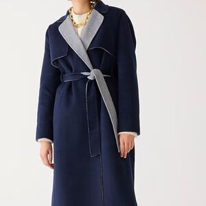 J.Crew Harriet trench coat in double-faced blend